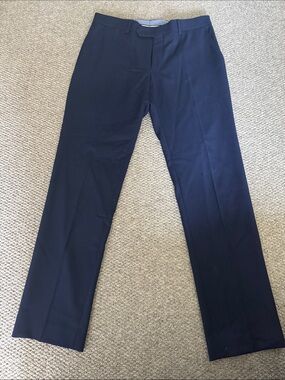 Tommy Hilfiger Men's Navy Dress Pants - Straight Leg 30W x 30L